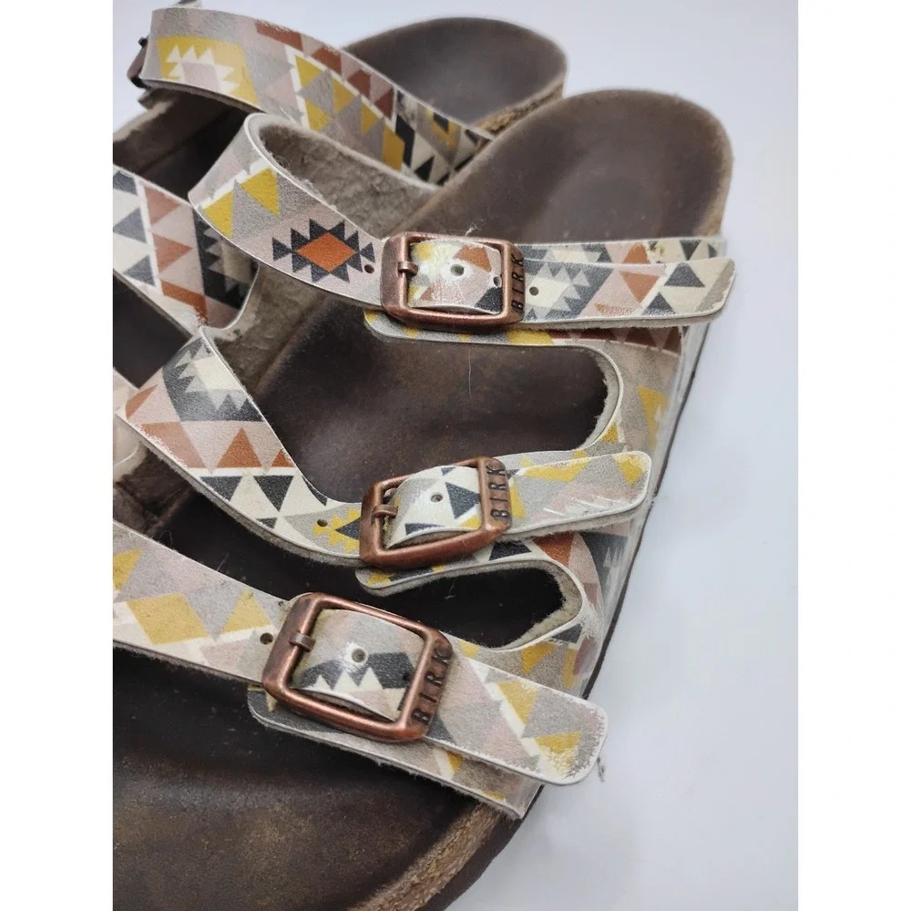 BIRKENSTOCK Florida Fresh Vegan Aztec Size Womens US 6  EU 37 240